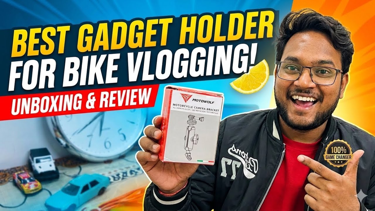 Unboxing | Best action camera holder for motovlogging | MUST WATCH