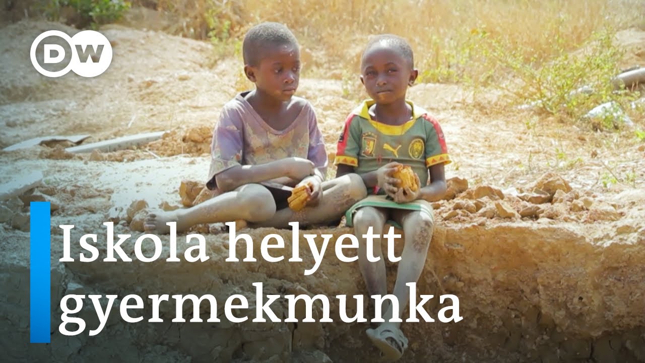 Kamerun: Iskola helyett az aranyb&aacute;ny&aacute;kban t&ouml;ltik a napjaikat a gyerekek