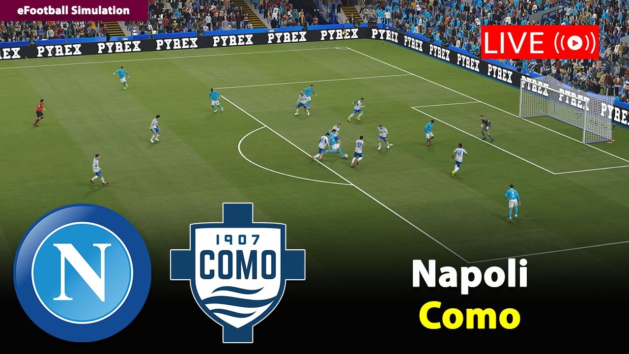 🔴In Diretta- Napoli vs Como | Coppa Italia 2025/26 | eFootball PES21 Simulation