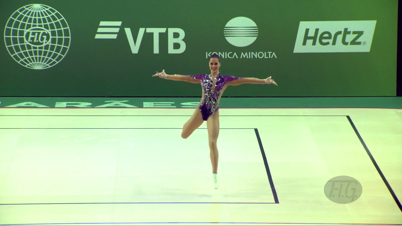 ZIUBINA Anastasiia (RUS) - 2018 Aerobic Worlds, Guimaraes (POR) - Individual Women Qualifications