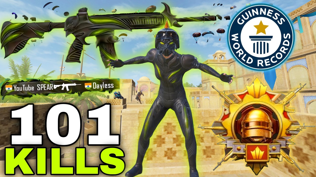 101 KILLS!😱 IN 36 MINUTE FASTEST GAMEPLAY With BEST SET😍 PUBG MOBILE - BGMI