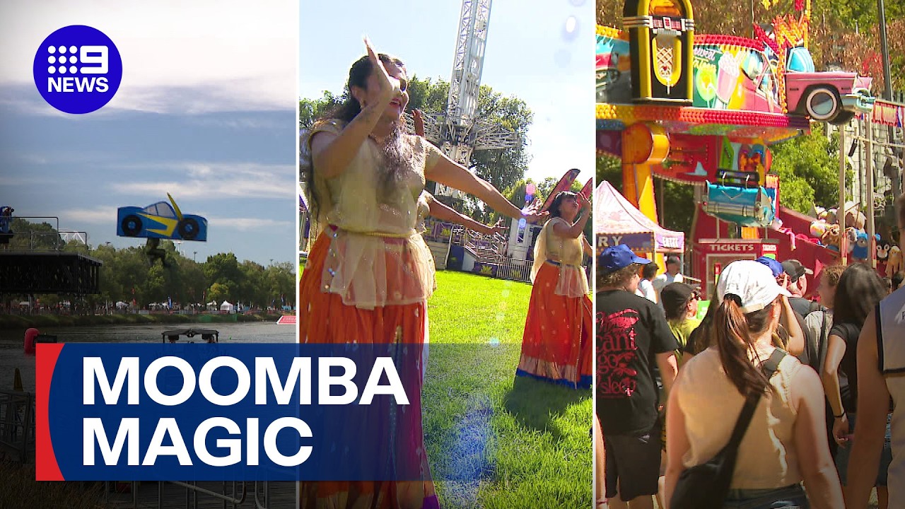 Moomba Festival returns to Melbourne for 72nd year | 9 News Australia