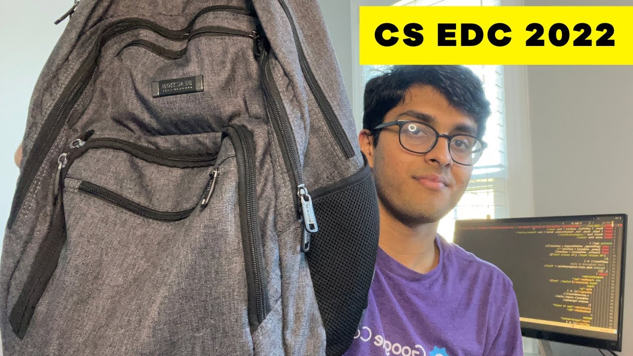 What's In My Bag as a Computer Science Student | EDC 2022