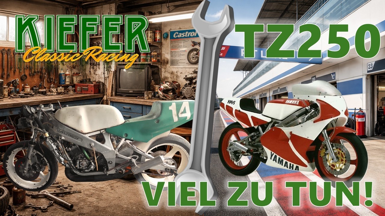 Yamaha TZ250 S 1RK (1986) Restaurierung – Teil 2 | Kurbelwelle, Wasserpumpe, Auspuff