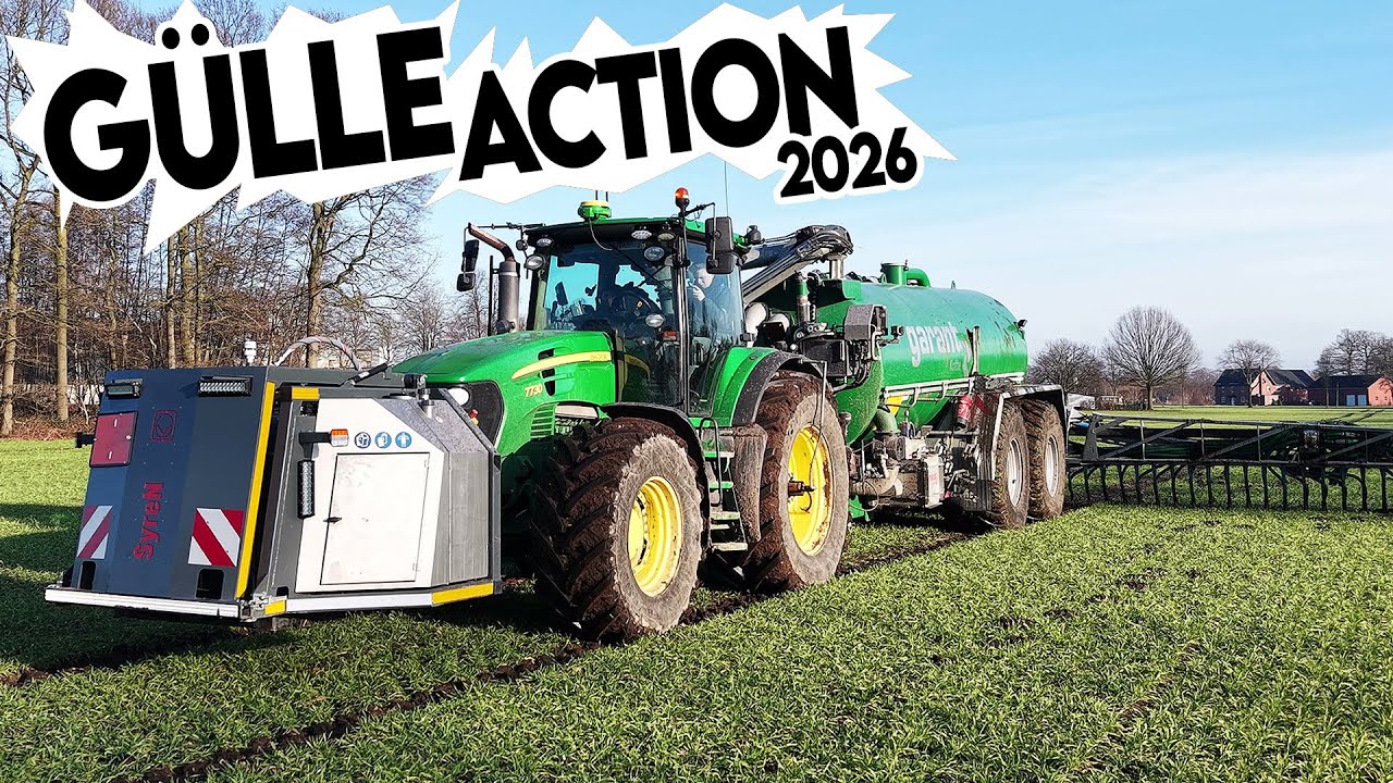 💥 Erstes Güllefahren 2026 – Wie gut klappt es??