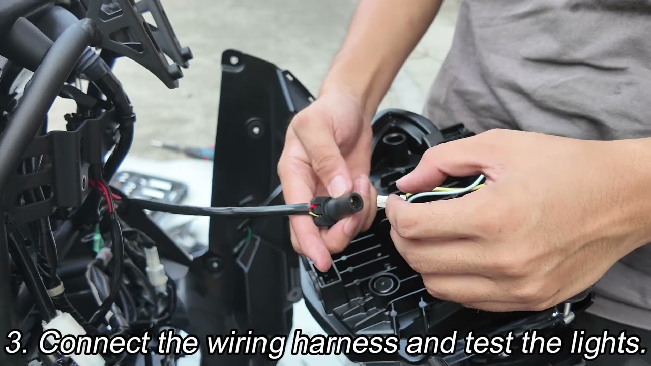 【Light Pioneer】2017-2021 Kawasaki Versys-X300 KLE300 Z650 LED Headlight Installation Guide