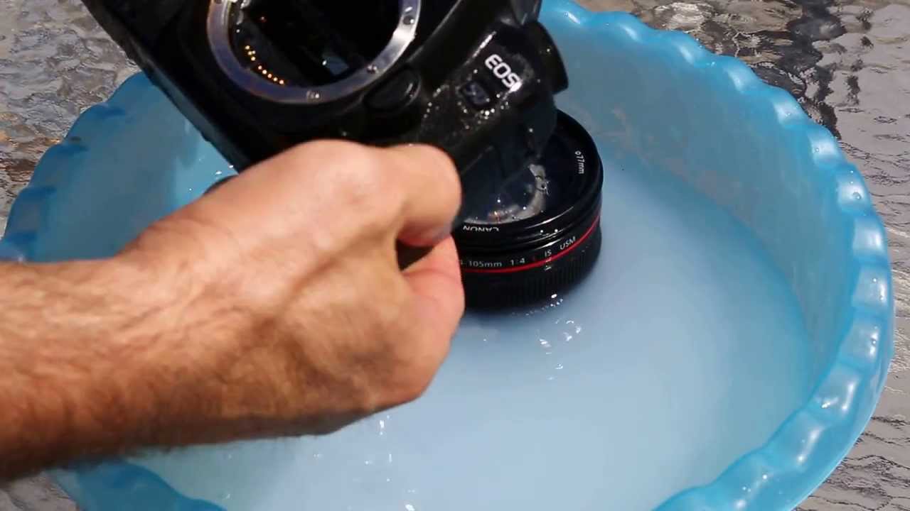 How you clean the Canon Mark 2 sensor and the 24-105