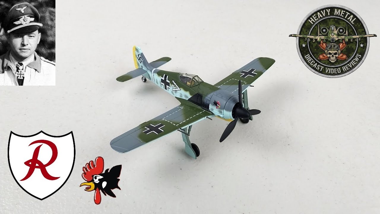 Обзор модели Focke-Wulf Fw 190A-3 Luftwaffe JG 2, Ace Hans Hahn, Corgi в масштабе 1:72