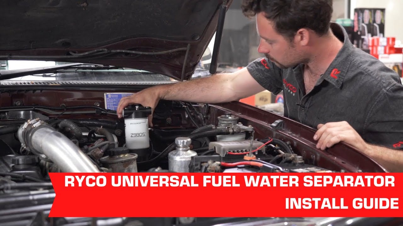 Ryco Z980K Universal Fuel Water Separator Installation