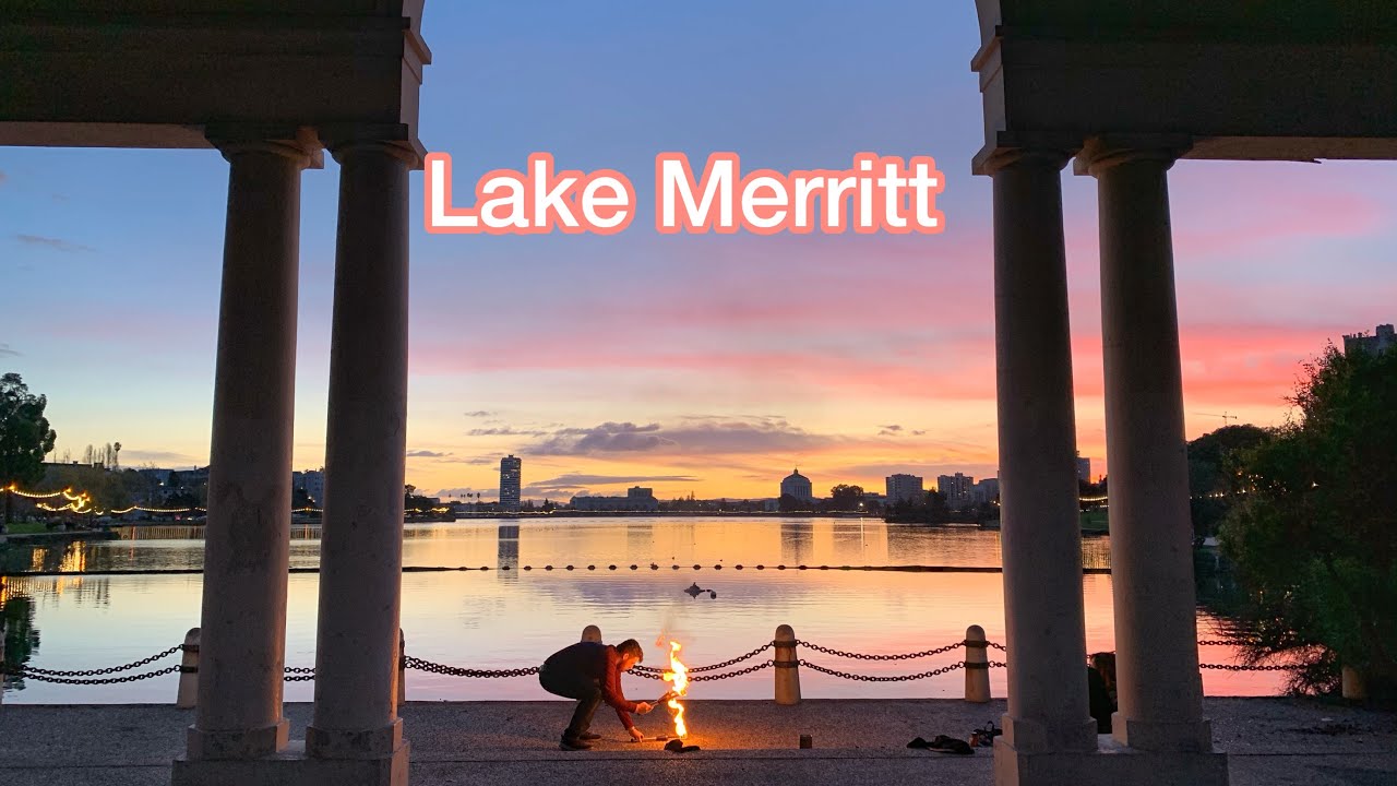 Walk Around Lake Merritt in Oakland, California, USA 🇺🇸