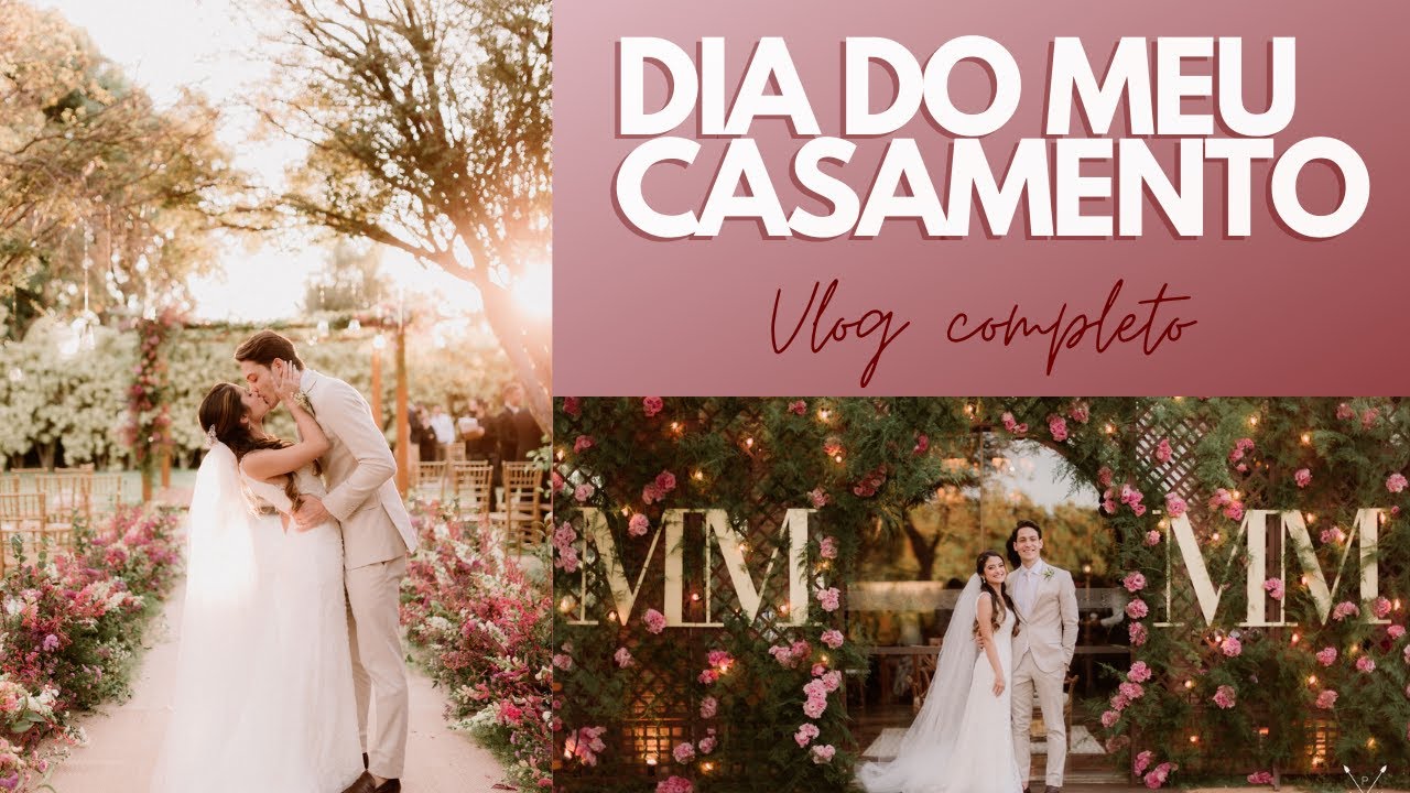 O grande dia chegou | Vlog do casamento, o vestido, arrumando com as madrinhas 👰💍