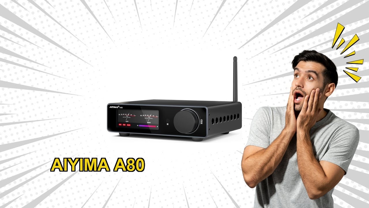 AIYIMA A80 Bluetooth DAC Amplifier Review Real World Sound Test