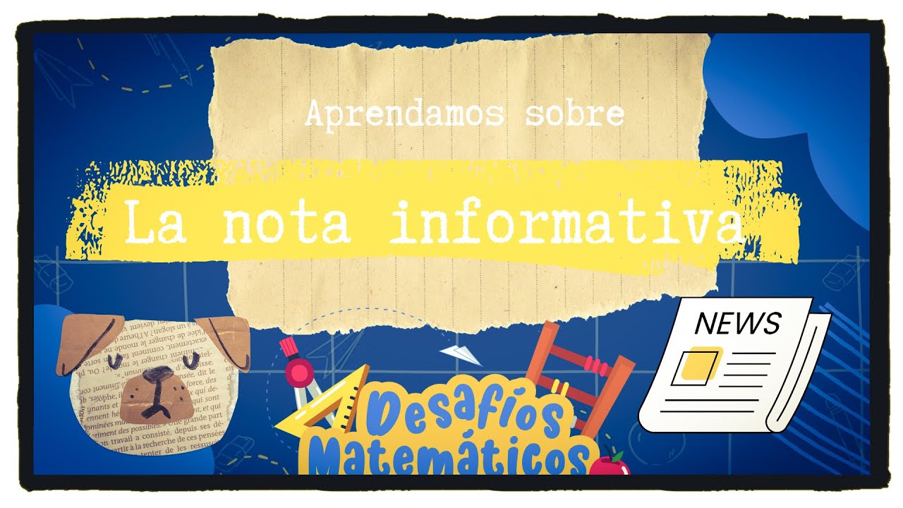 La nota informativa para ni&ntilde;os #maestrodeprimaria #primaria #soymaestro #educacion