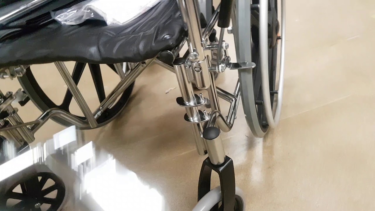 Drive wheelchair leg rest install