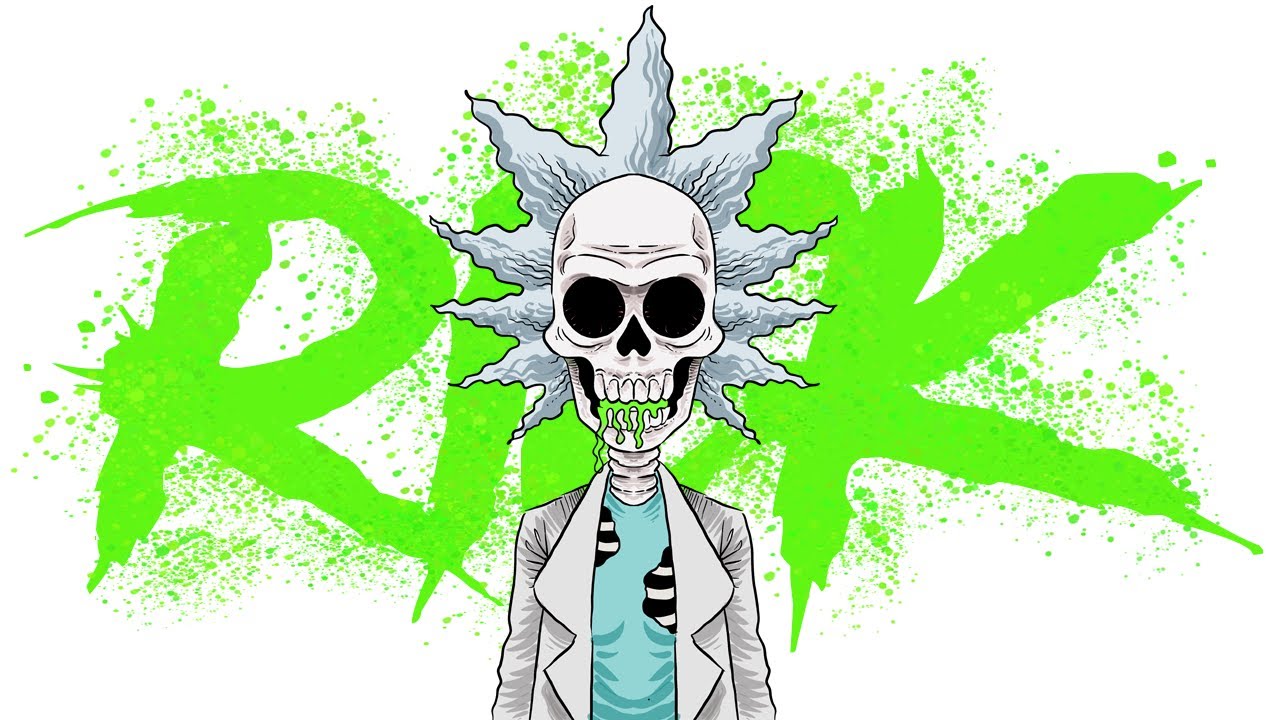 how i draw Rick skull | Rick And Morty