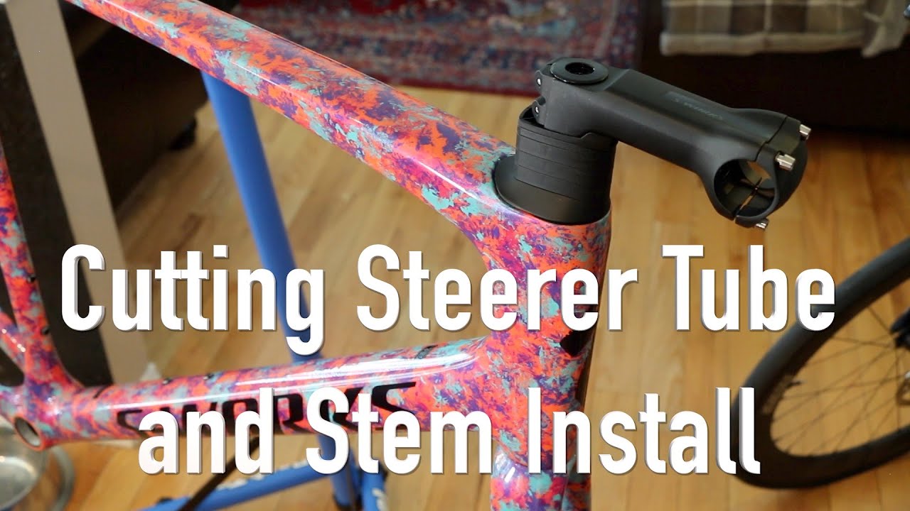 Project Tarmac SL7 - Cutting Steerer Tube and Stem Install