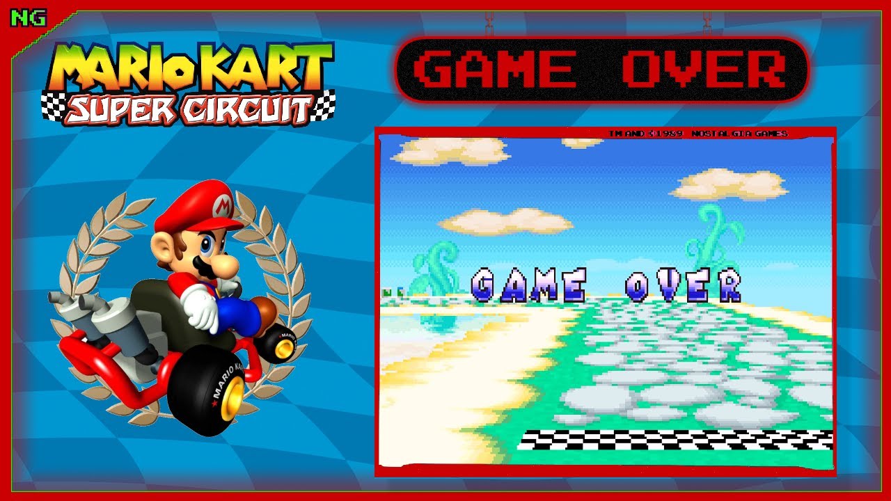 Mario Kart: Super Circuit GAME OVER (2001) [GBA]