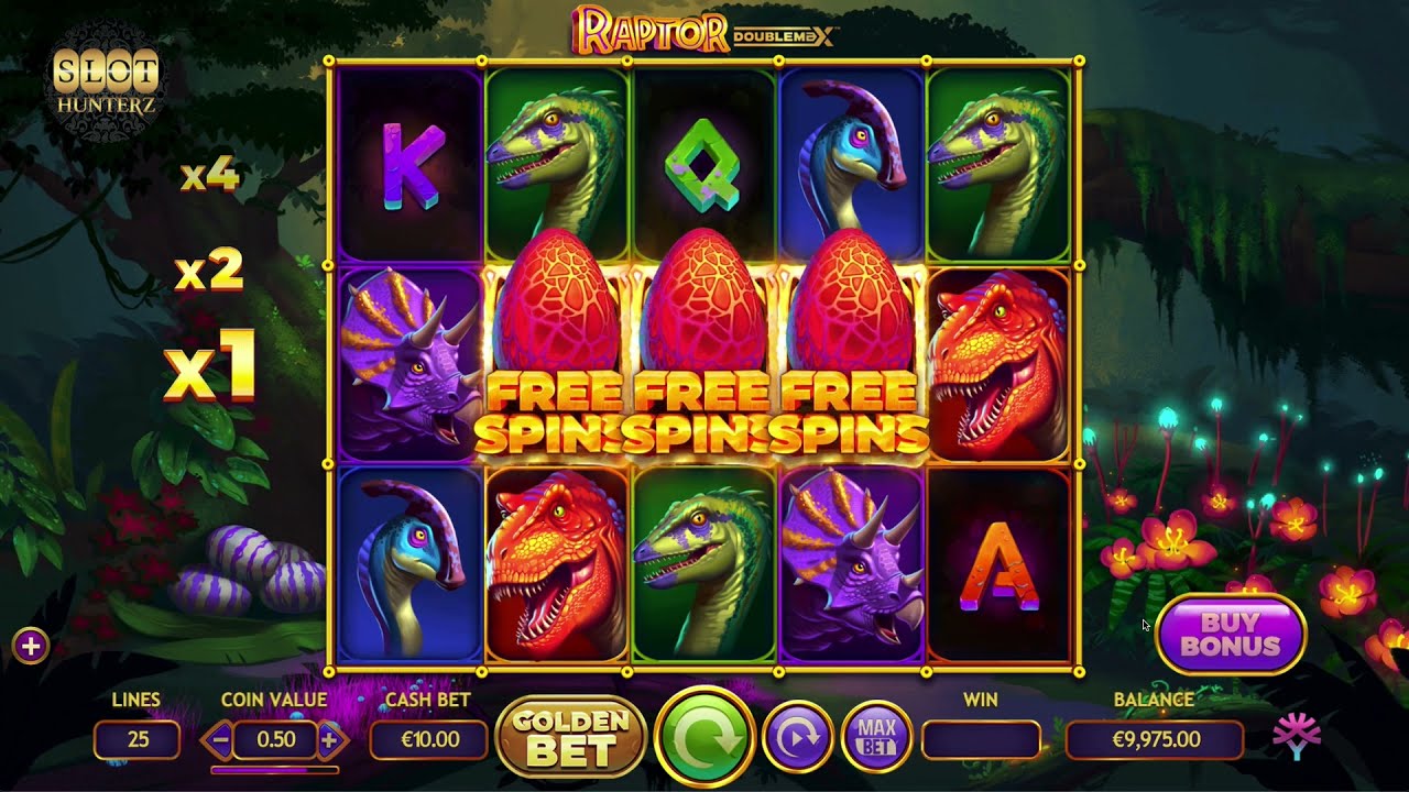 Raptor Doublemax Review & Bonus Feature (Yggdrasi)