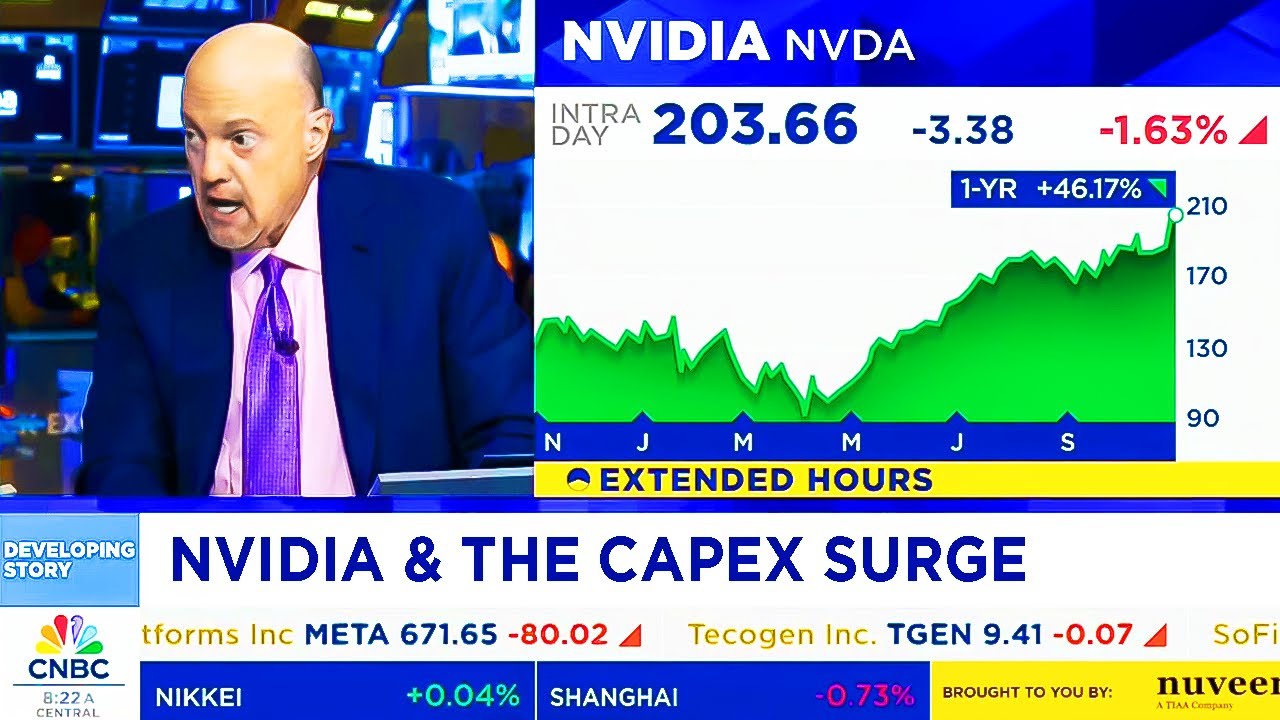 CNBC и Fox сегодня обсуждают акции NVIDIA и рост расходов на ИИ &mdash; новости NVDA