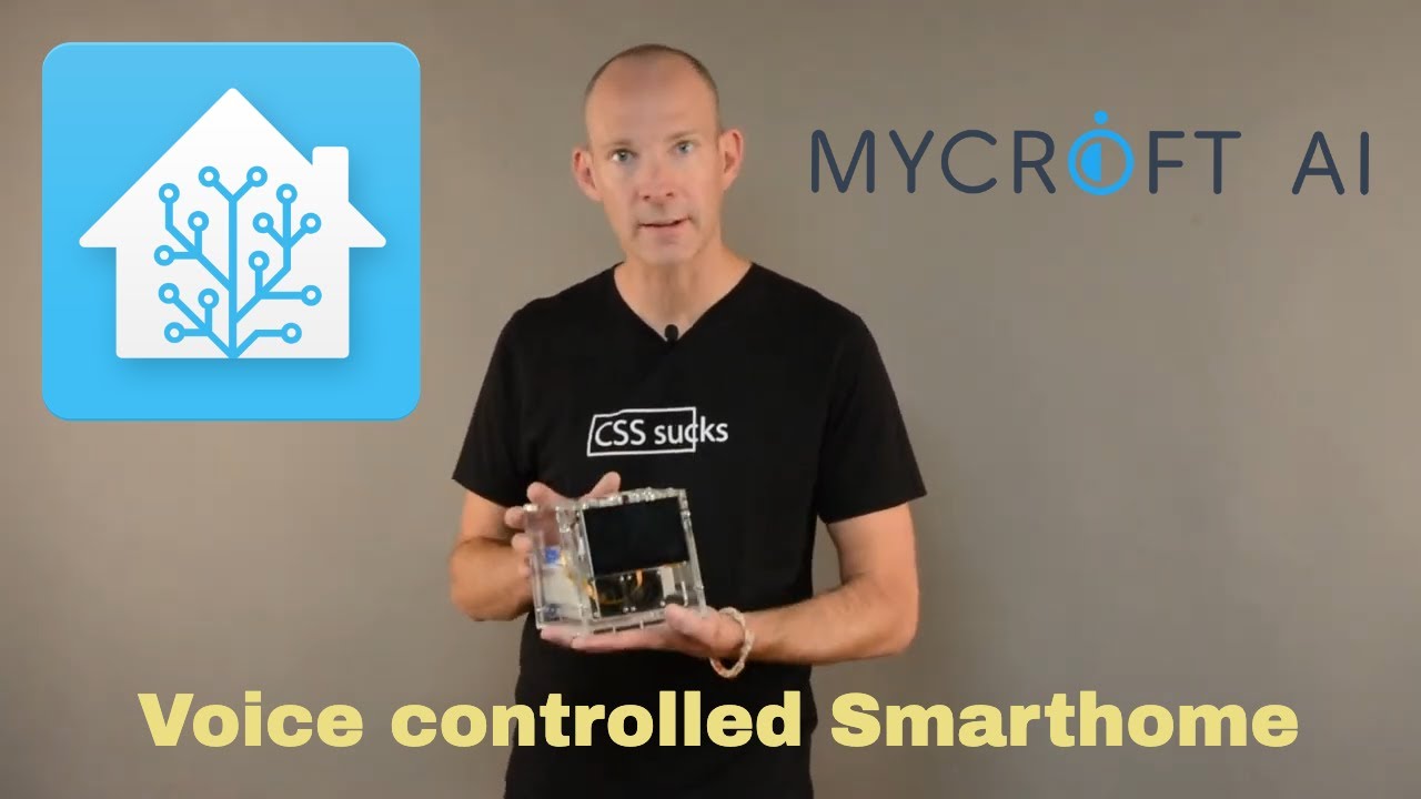 Home Assistant voice control using Mycroft