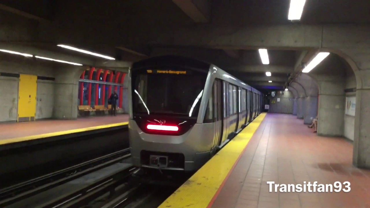 MONTREAL METRO AZUR ATWATER TO ANGRIGNON
