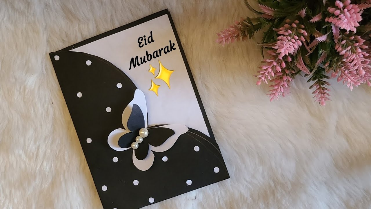 Eid Mubarak greeting card • Eid Mubarak making ideas easy • Eid card Design • Eid card drawing 2024