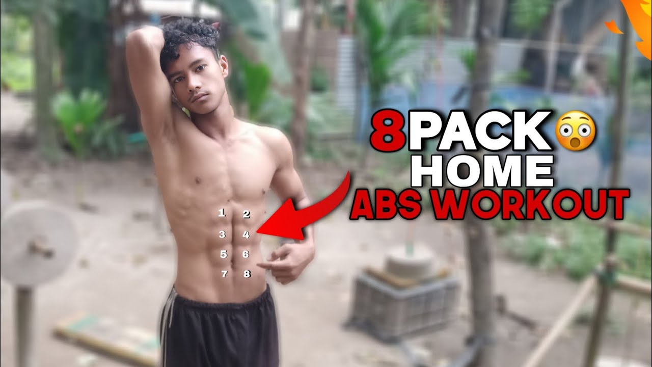8 PACK WORKOUT💯AT HOME WORKOUT🏠👍🏻