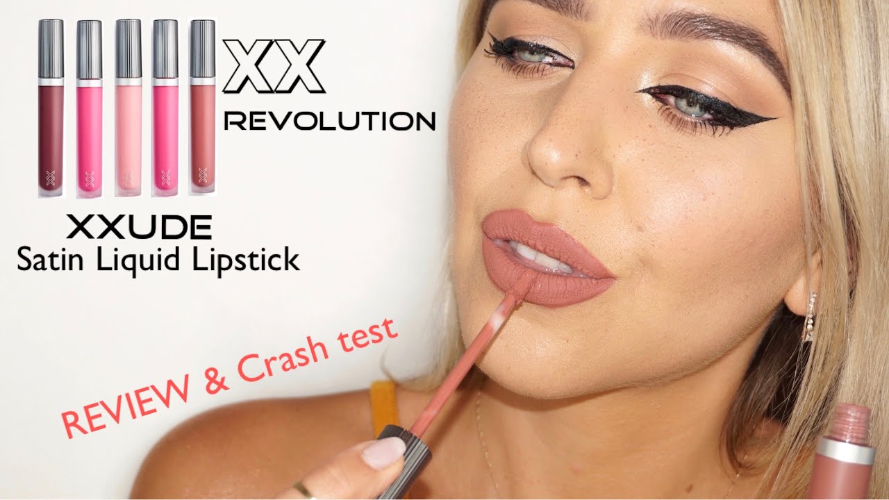 XX REVOUTION XXUDE satin Liquid Lipsticks Review & Crash test | Hit or Miss?!