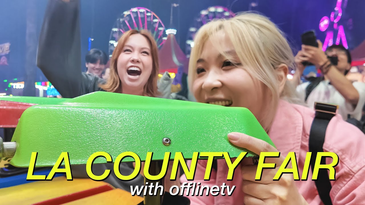 we ate so much at the LA county fair