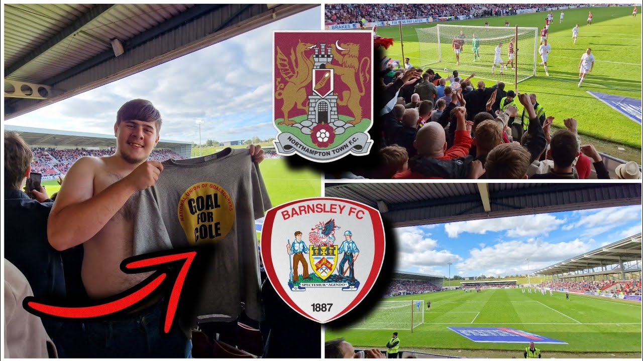 AWAY END LIMBS AS COLE SCORES AGAIN!/ Northampton Vs Barnsley Vlog!