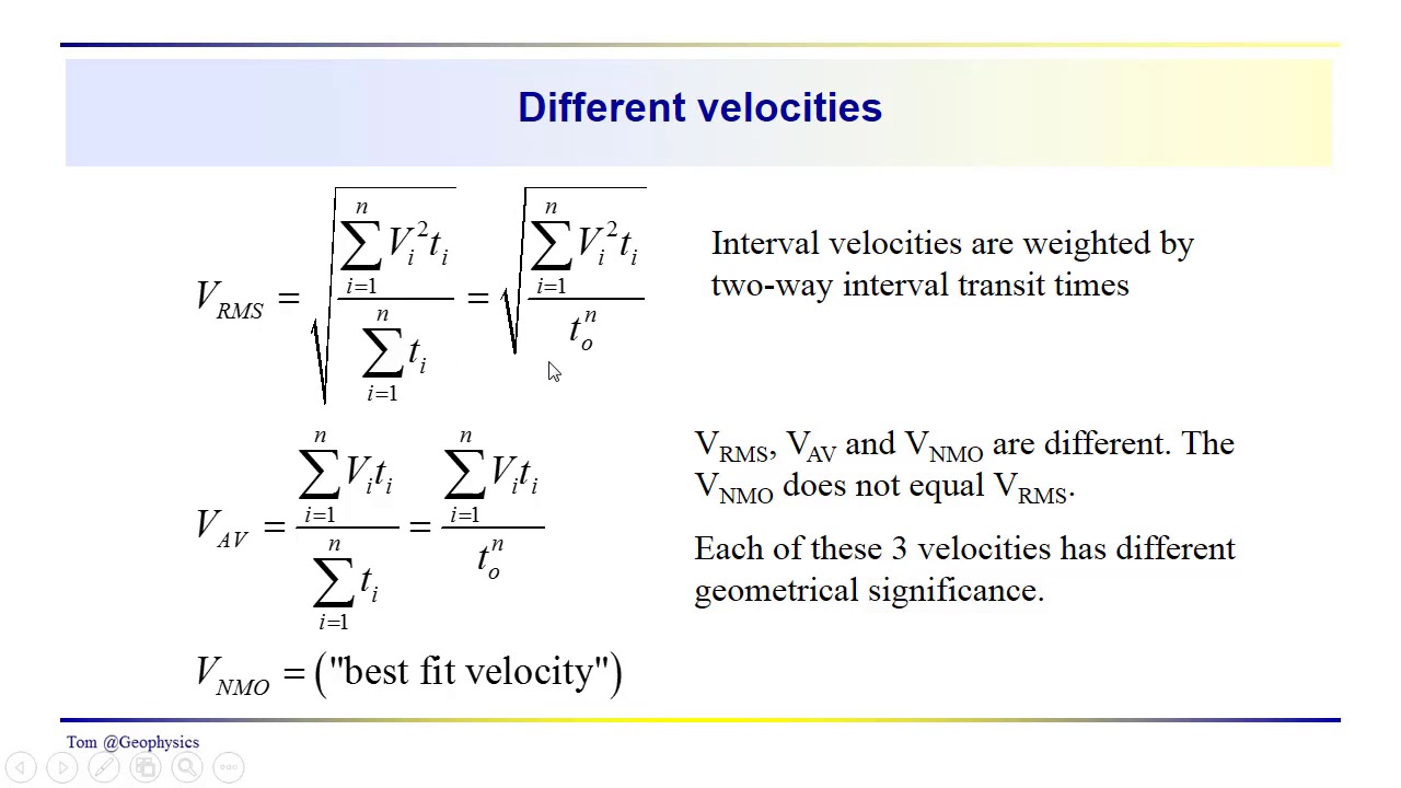 Geophysics - Seismic: The importance of velocity analysis in stacking