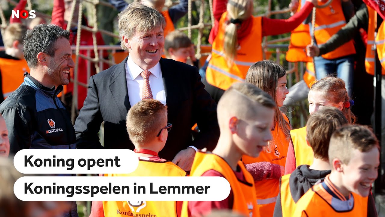 LIVE: Willem-Alexander opent Koningsspelen in Lemmer