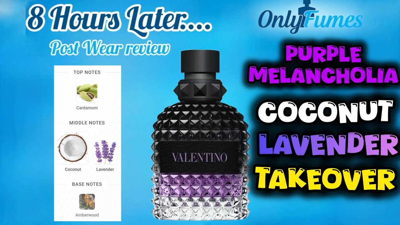 Обзор аромата Valentino Uomo Born in Roma Purple Melancholia: теплый, кремовый, насыщенный.