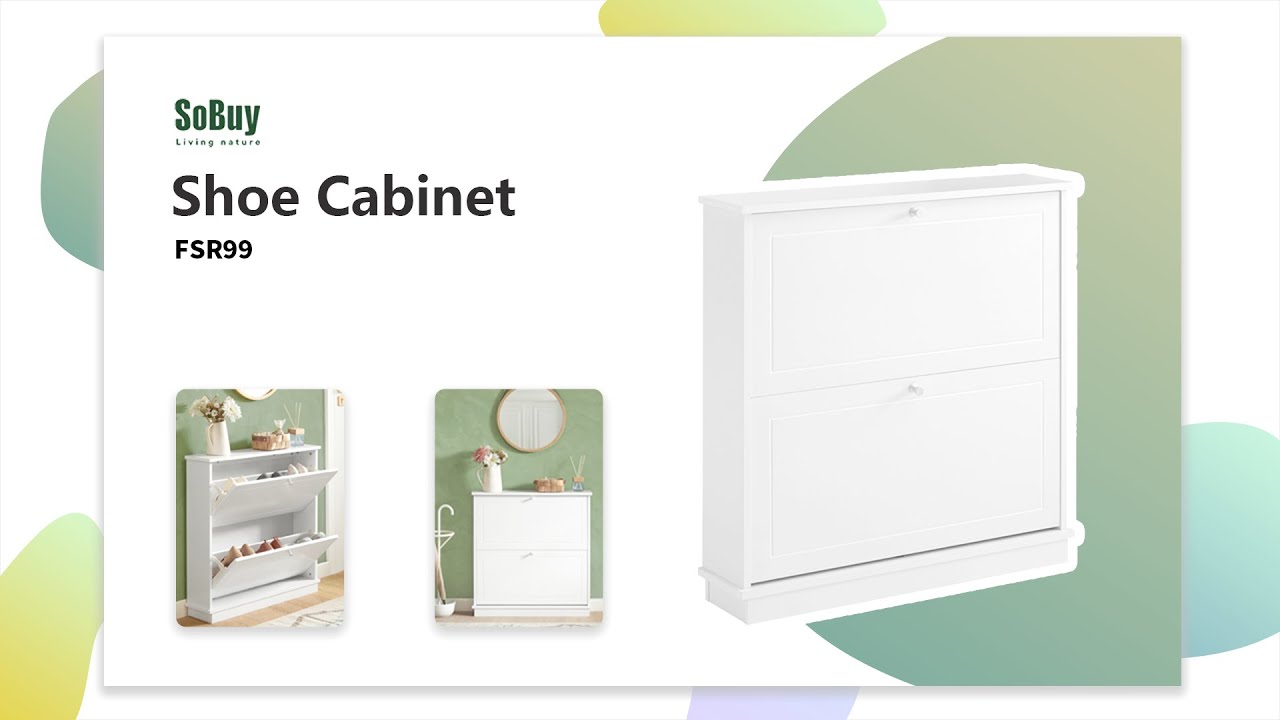 How to install SoBuy shoe cabinet FSR99 | Shoe cabinet | Shoe rack | FSR99