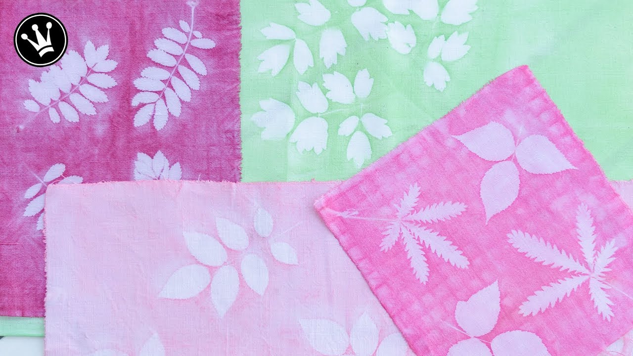 DIY - SUNPRINT | Stoffdruck mit der Sonne | Blätter auf Stoff drucken | How to  |