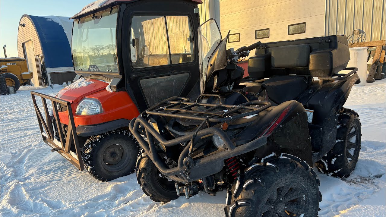 Yamaha grizzly riding