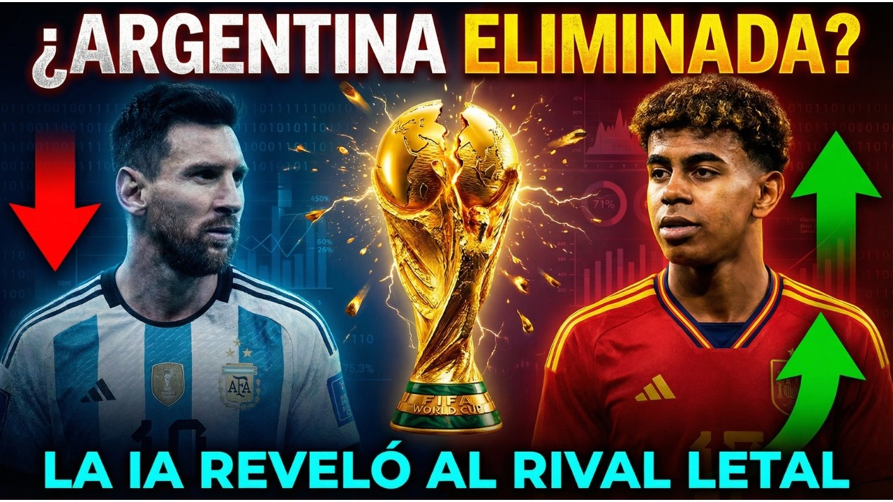 ¿Argentina YA PERDIÓ el Mundial 2026? La IA revela el ÚNICO rival que puede destruir a Scaloni 😱🏆