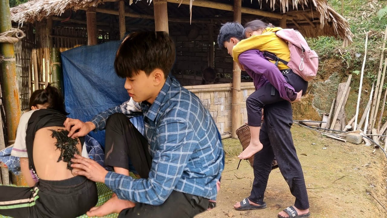 FULL VIDEO : Two brothers sell bananas and harvest vegetables to sell, Sick girl - Ly Dinh Quang