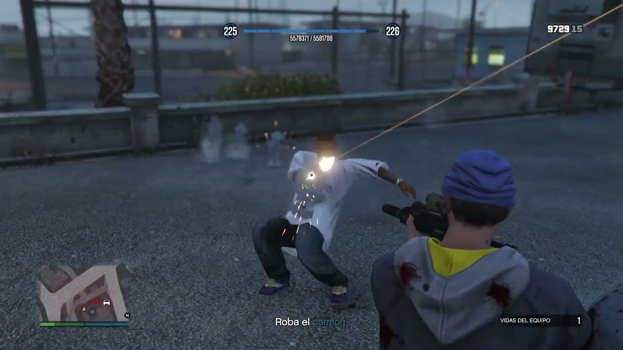 GTA ONLINE - tirando ballas, martin 
