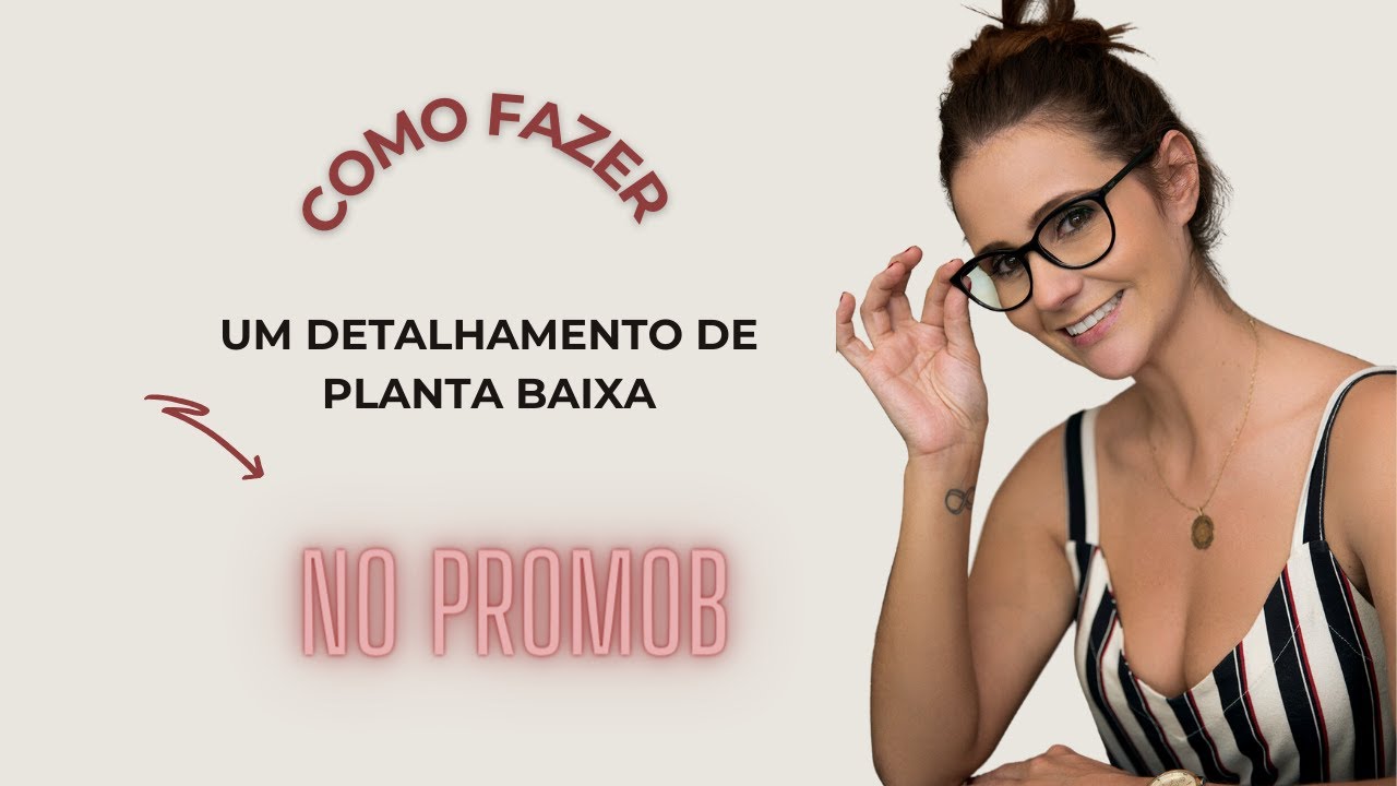 Detalhamento de planta baixa no promob