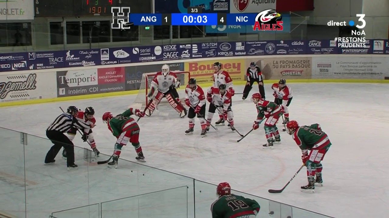 Hockey sur glace : Anglet Hormadi & Les Aigles de Nice