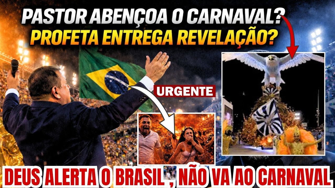 URGENT&Iacute;SSIMO🚨PASTOR NA MARQU&Ecirc;S DA SAPUCAI NA ABERTURA DO CARNAVAL , PROFECIA ENTREGA TRG3D1A BRASIL
