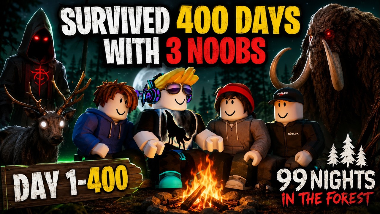Survive 99 Nights! #roblox #99nightintheforest #live
