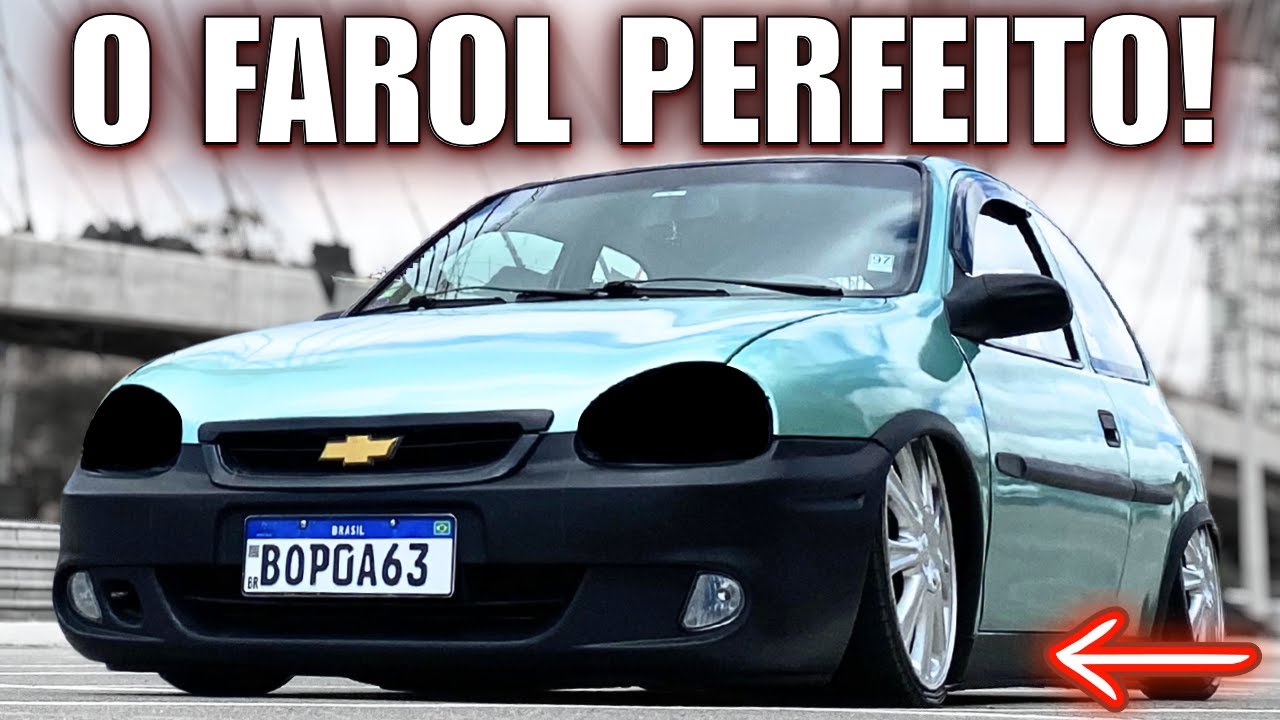 ACHEI O FAROL PERFEITO PRO CORSA DE SAIA LATERAL! 🤯 MUDEI DE IDÉIA COMPLETAMENTE! 🔥