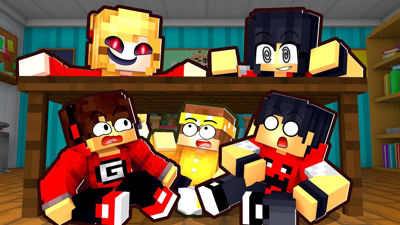 ESCONDE ESCONDE das NAMORADAS no Minecraft