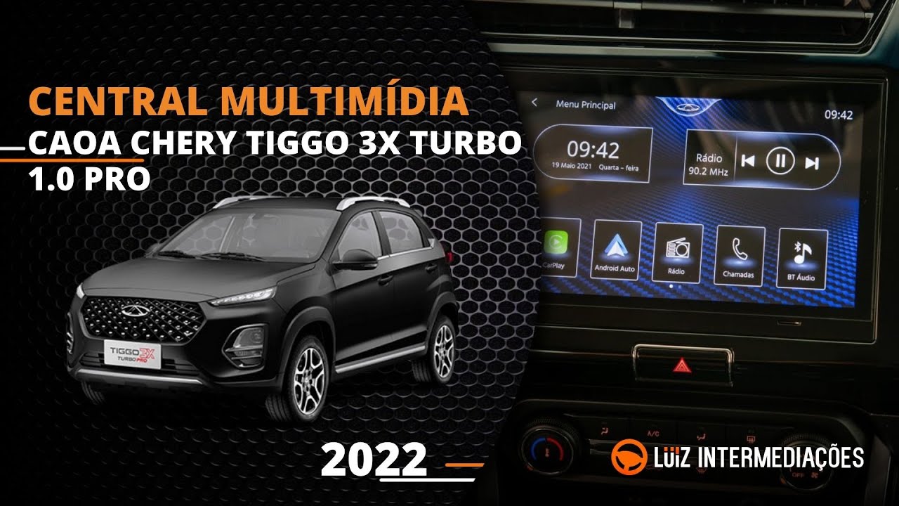 Central Multimídia | CAOA CHERY TIGGO 3X TURBO 1.0 PRO 2022