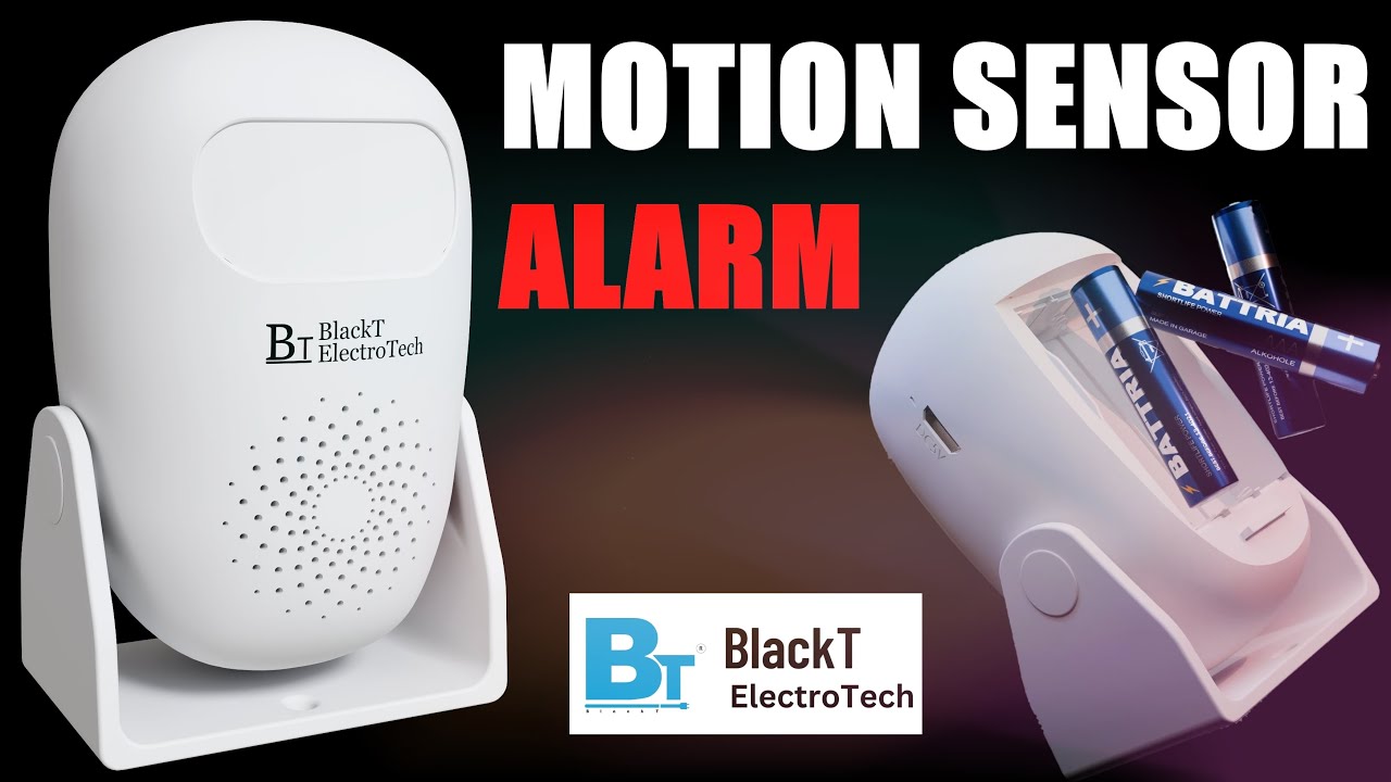 Best Wireless motion sensor alarm with infrared detector and doorbell | BT51A Motion detector alarm