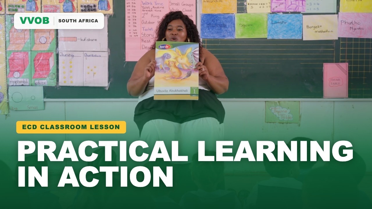 ECD Classroom Lesson – Practical Learning in Action | VVOB South Africa