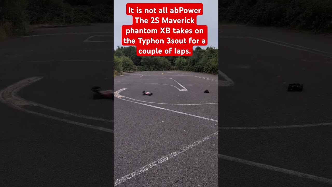 RC is not all about power. The skill of the driver is the main aspect of track racing 
