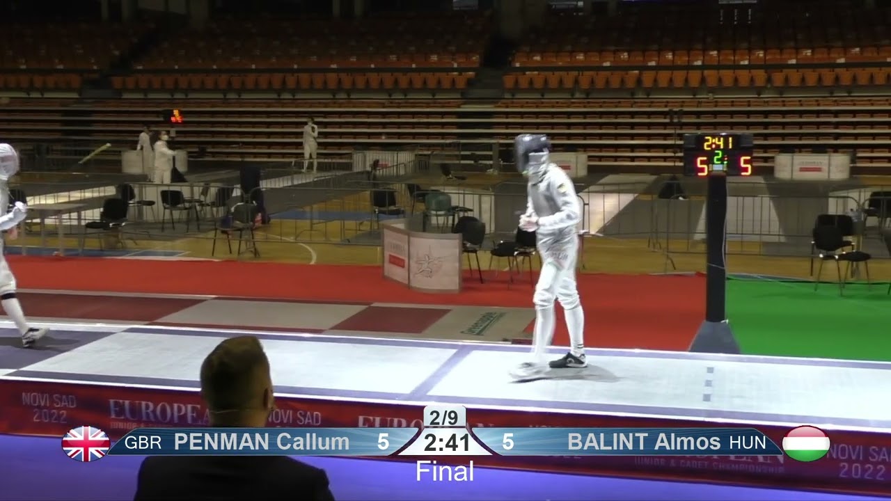 2022 x P1 M F Team Cadets NoviSad SRB ZCH PODIUM HUNGARY HUN vs GREAT BRITAIN GBR